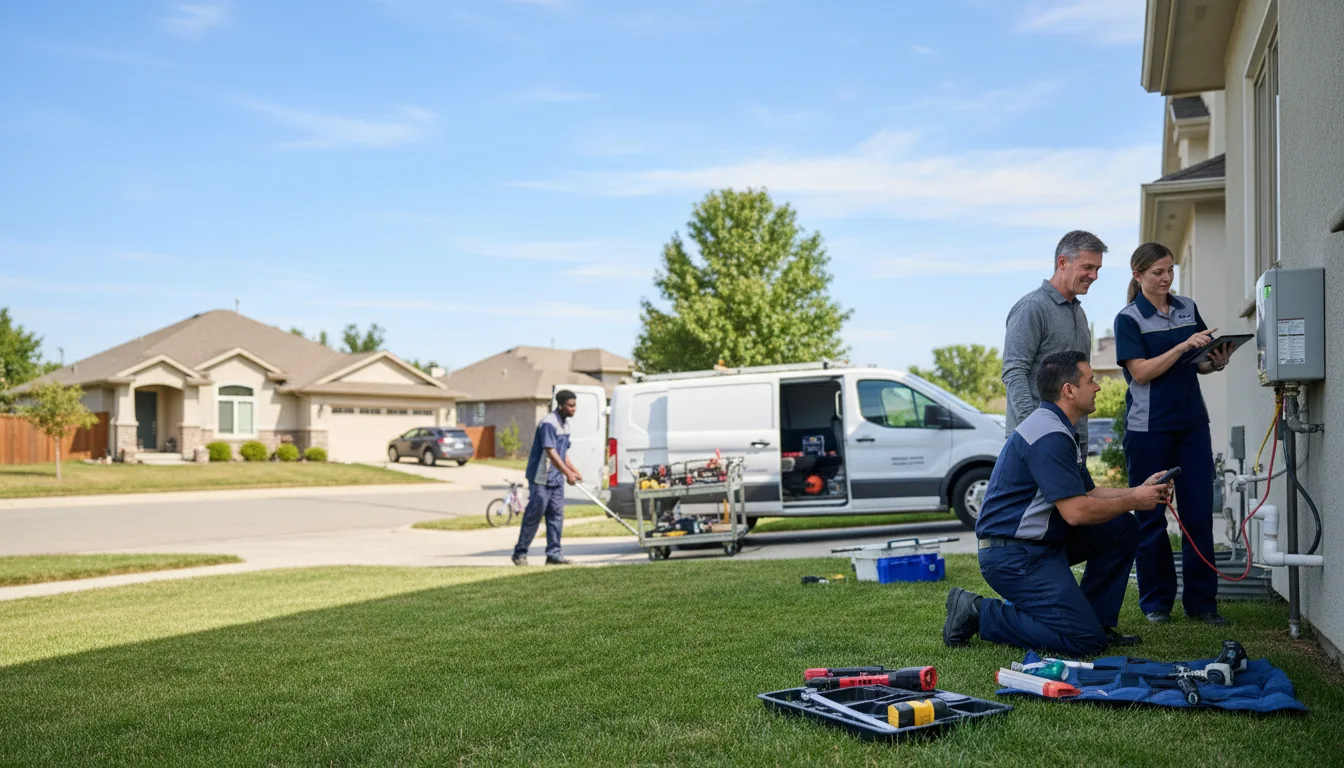 Tankless water heater service in Colbert, OK